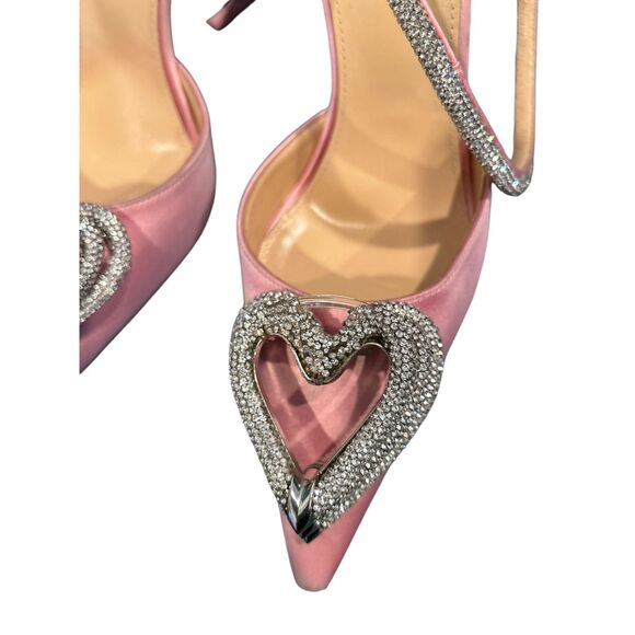 Mach & Mach Triple Heart Ankle-Strap Pumps Sz 38.5 US 8.5 MSRP $1020  NEW OTHER - Picture 5 of 10